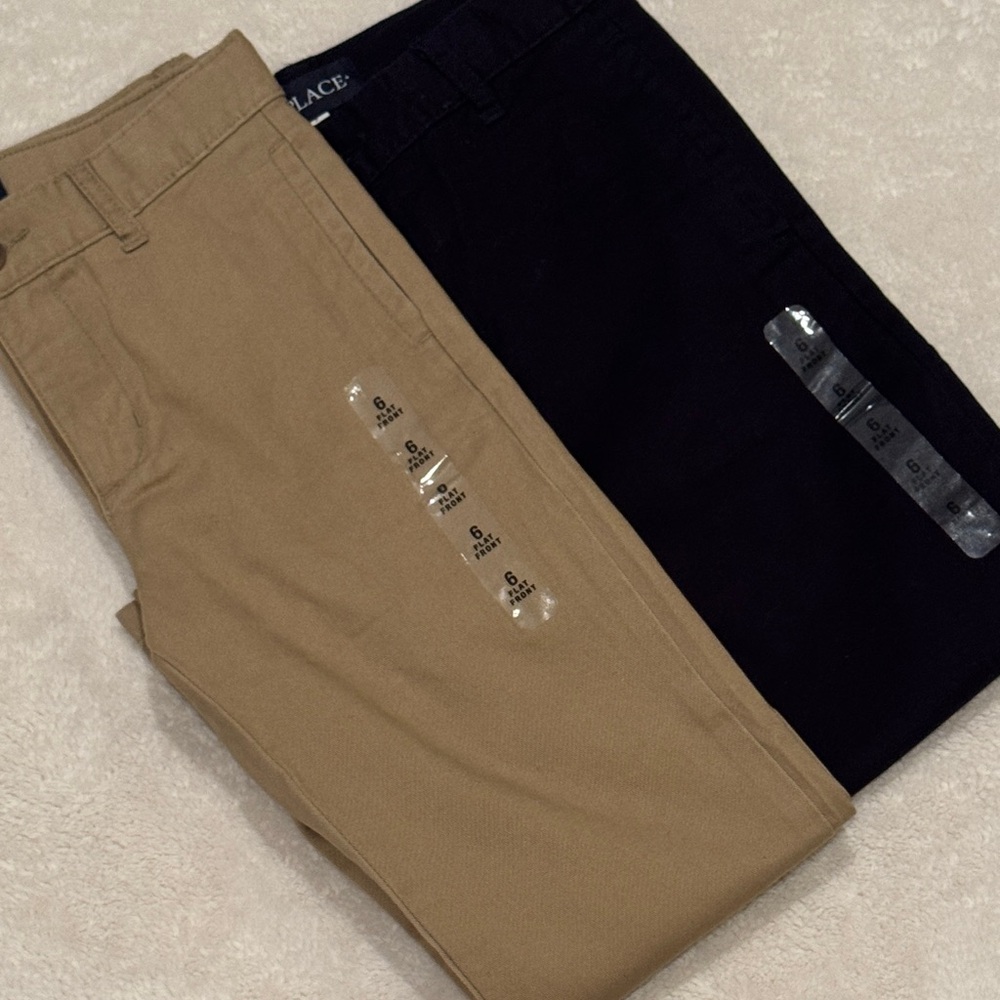 The Children's Place Kids Flat Front Casual Trousers